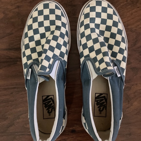 Vans slip on classic checkerboard size 9 mens - Picture 4 of 7